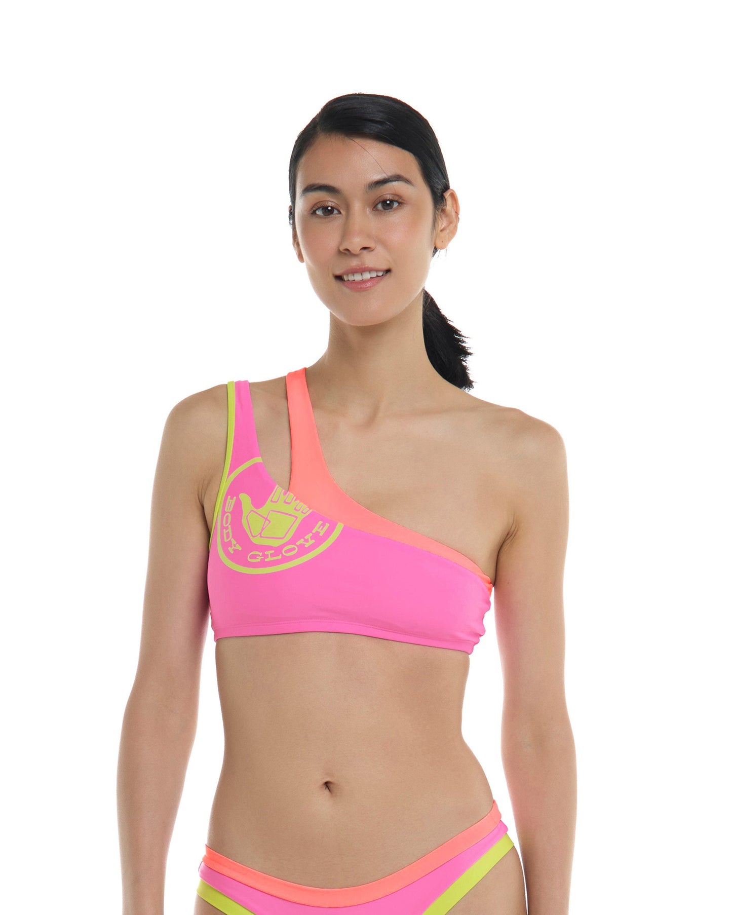 Women Body Glove Rays Smash One Shoulder Top