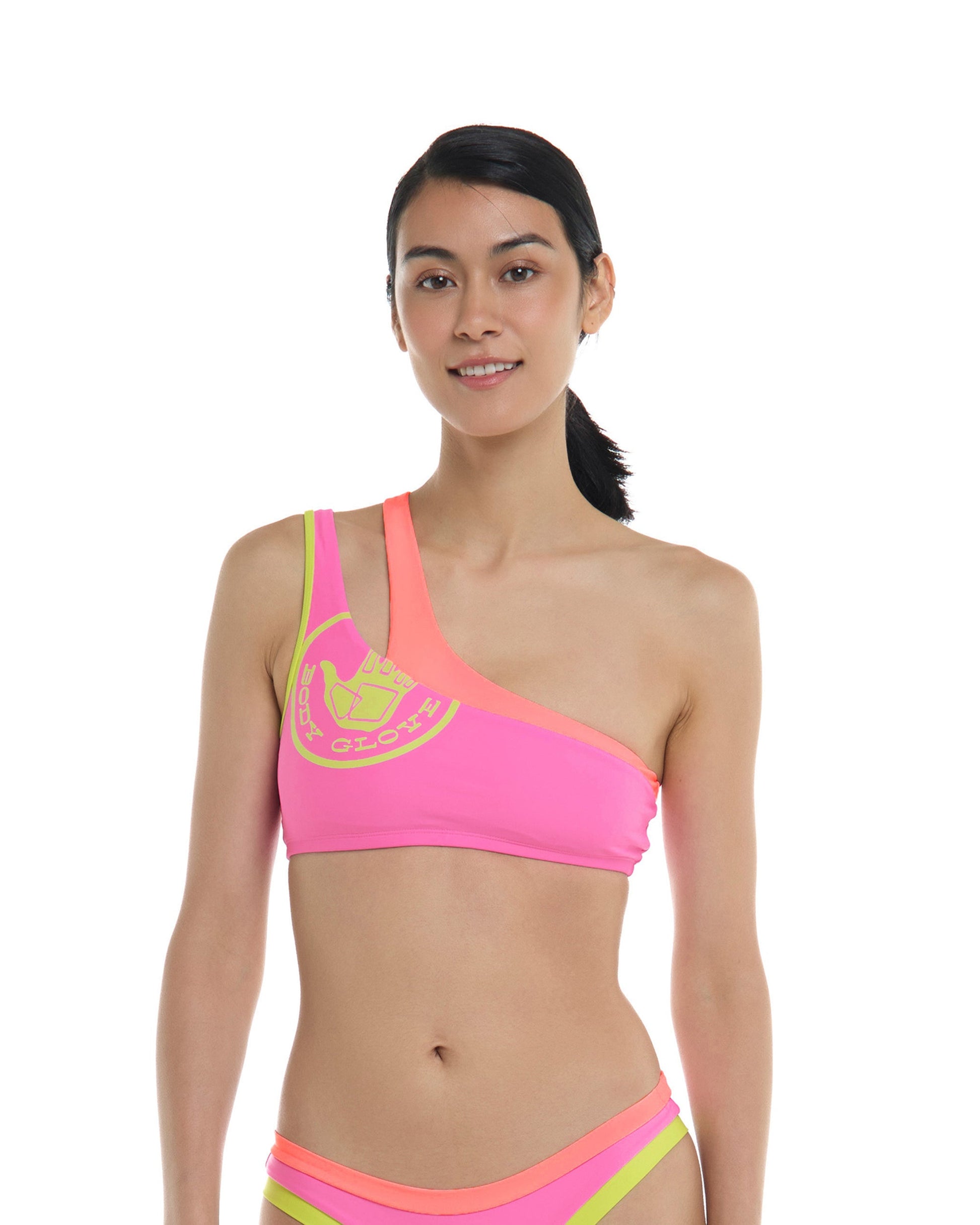Women Body Glove Rays Smash One Shoulder Top