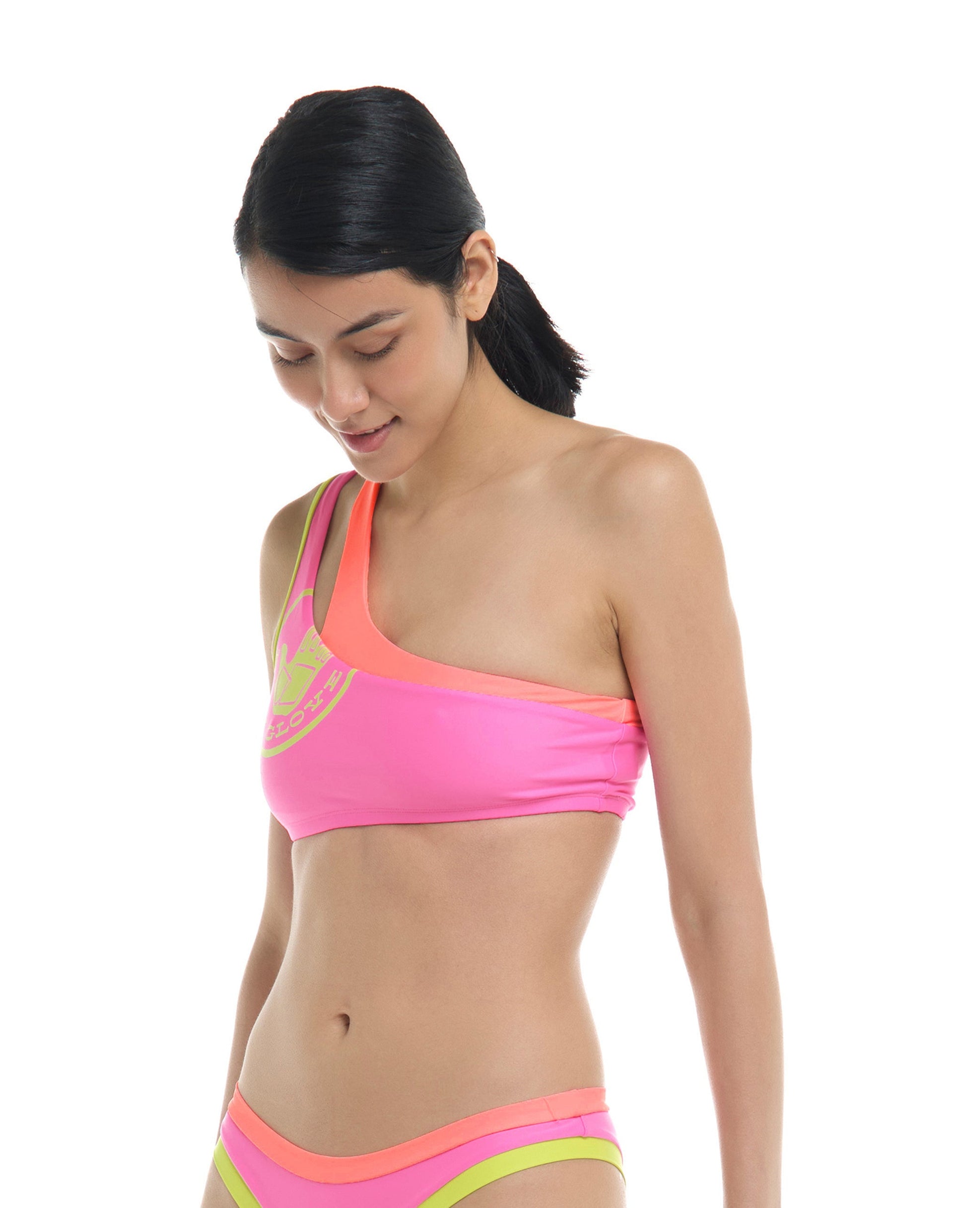 Women Body Glove Rays Smash One Shoulder Top