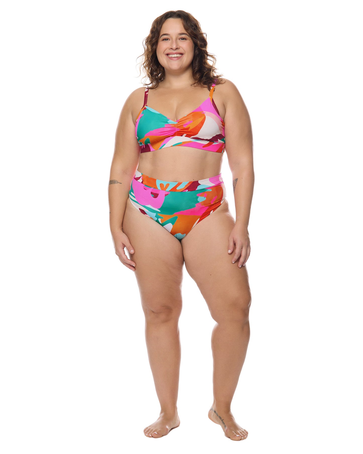 Women Body Glove Hype Drew Plus Size Swim Top