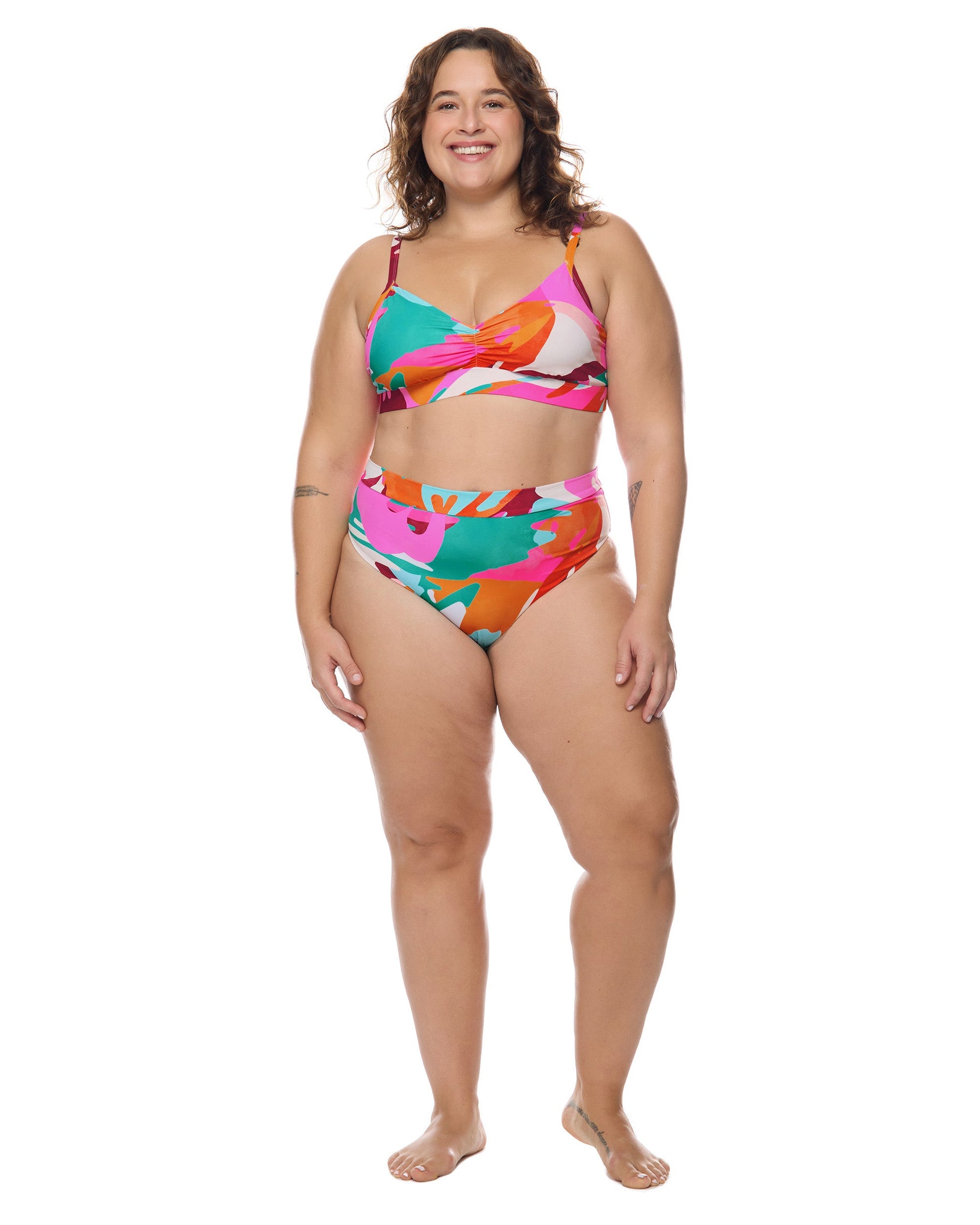Women Body Glove Hype Drew Plus Size Swim Top