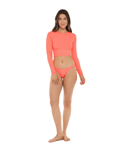 Women Body Glove Ibiza Let It Be Crop Rashguard