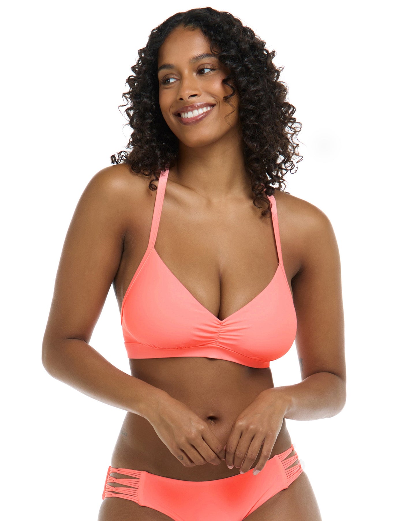 Women Body Glove Smoothies Drew D-F Cup Swim Top