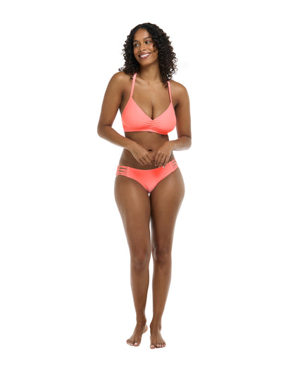 Women Body Glove Smoothies Drew D-F Cup Swim Top