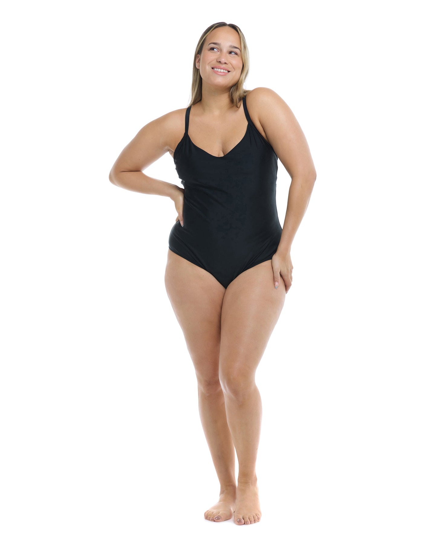 Women Body Glove Smoothies Sandbar Plus Size One-Piece Swimsuit