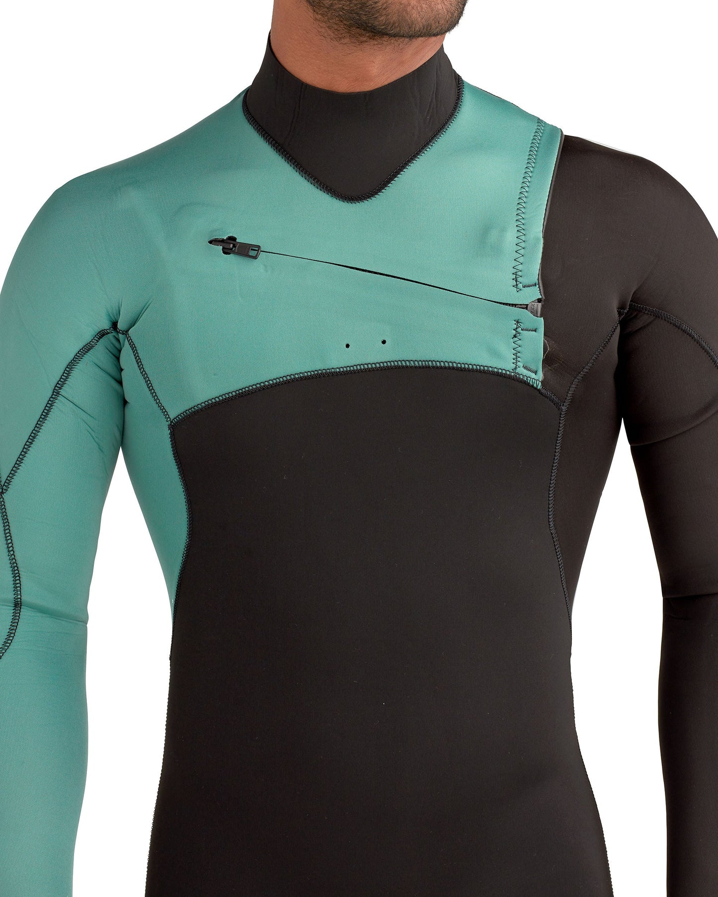 Men|Wetsuits Body Glove Variant 3/2mm Black/Green Men's Chest-Zip Fullsuit