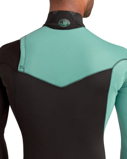 Men|Wetsuits Body Glove Variant 3/2mm Black/Green Men's Chest-Zip Fullsuit