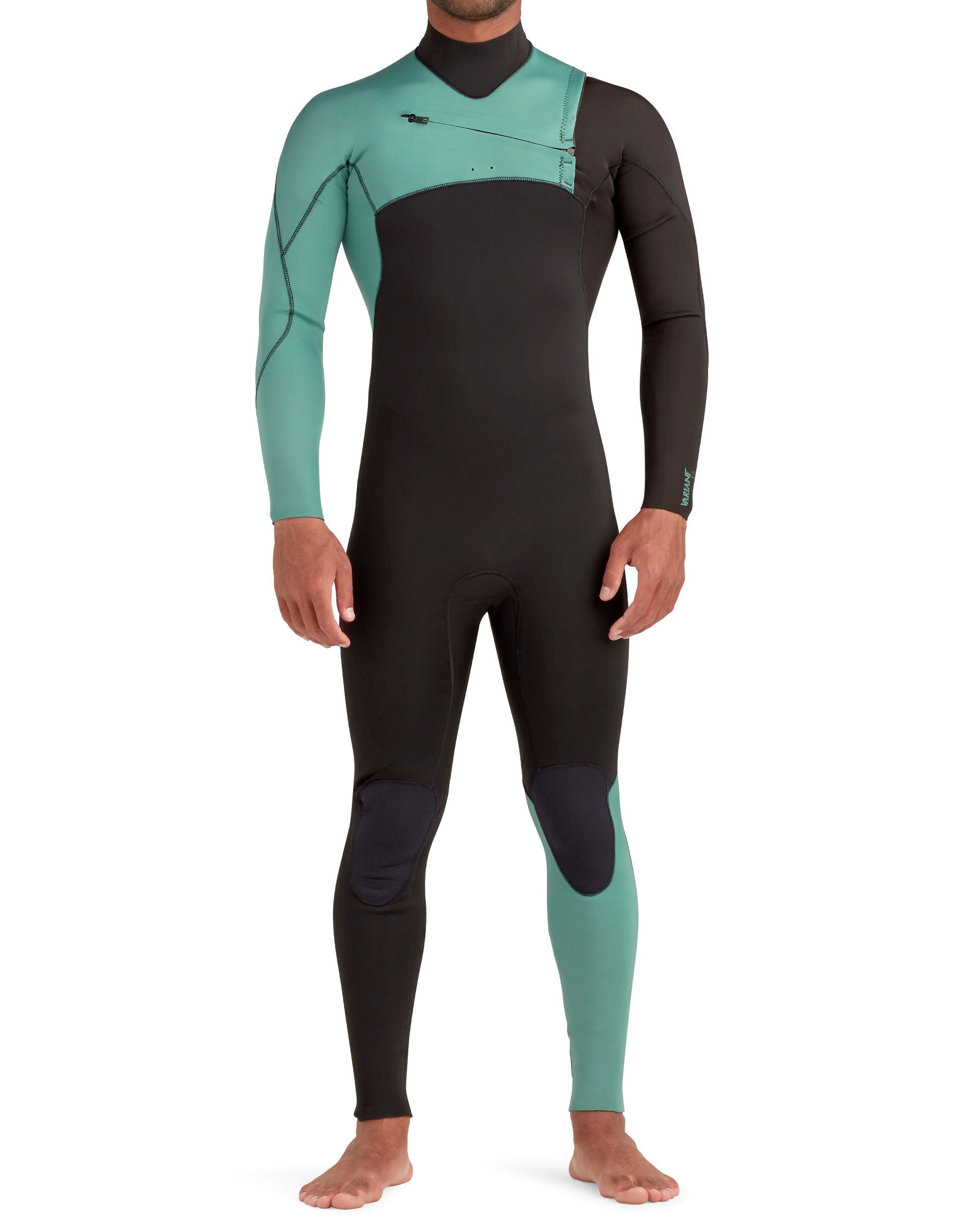 Men|Wetsuits Body Glove Variant 3/2mm Black/Green Men's Chest-Zip Fullsuit