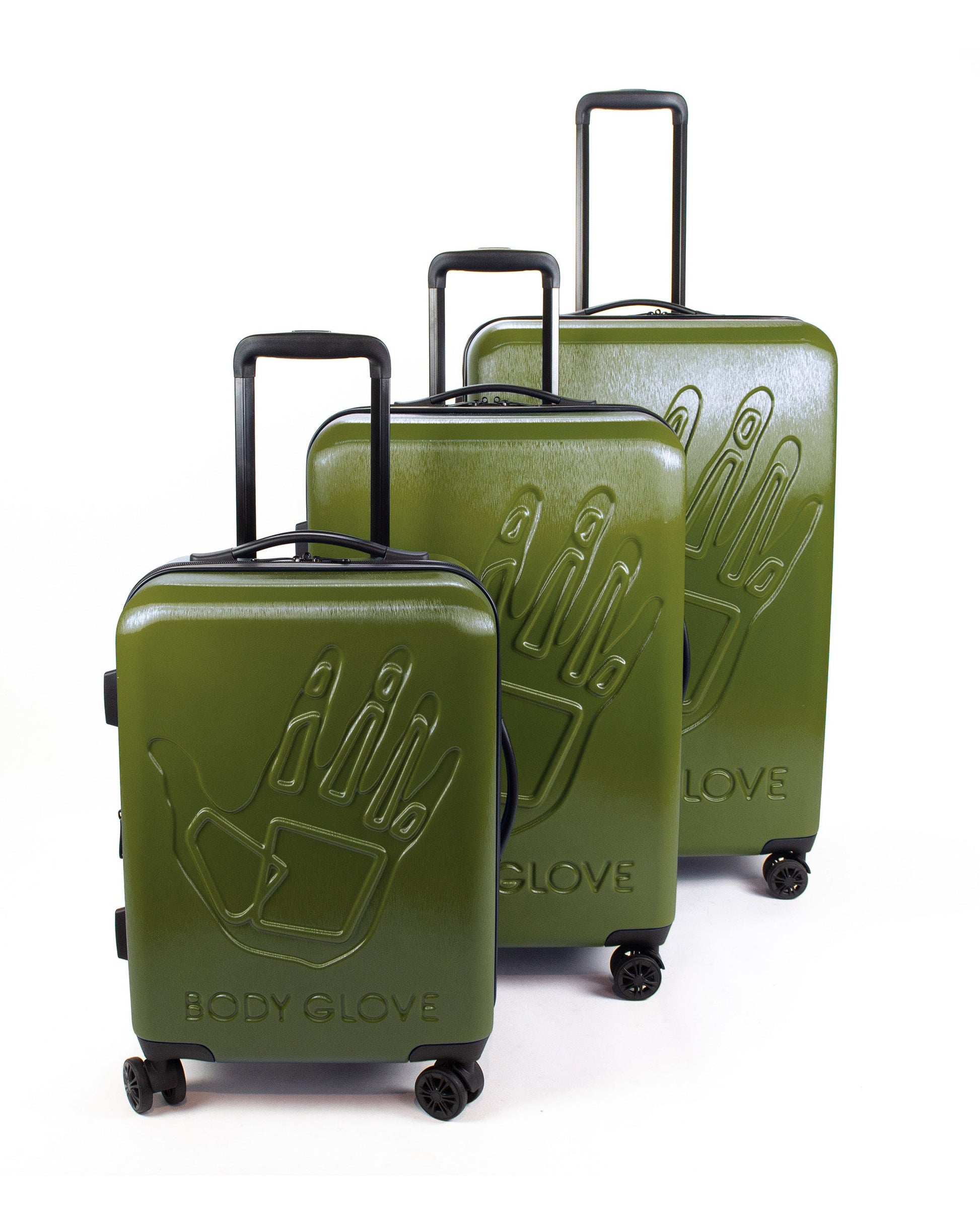 Men|Accessories Body Glove Redondo 3-Piece Hardside Spinner Luggage Set