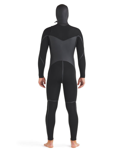 Wetsuits Body Glove Phoenix 5.5/4.5mm Men's Chest-Zip Hooded Black Fullsuit