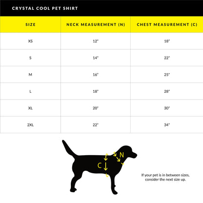 Accessories Body Glove Crystal Cool Pet Cooling Shirt