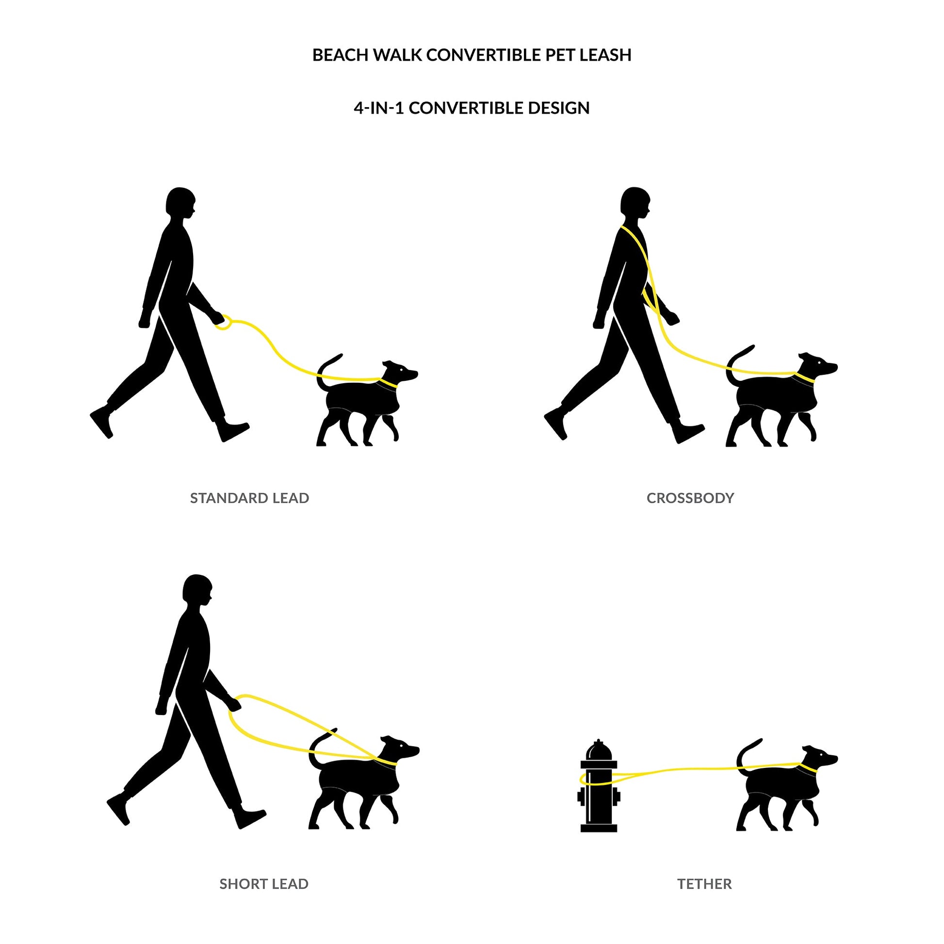 Accessories Body Glove Beach Walk Convertible Pet Leash
